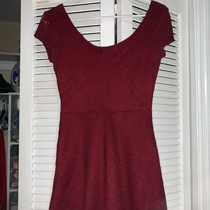 BEAUTIFUL little red dress